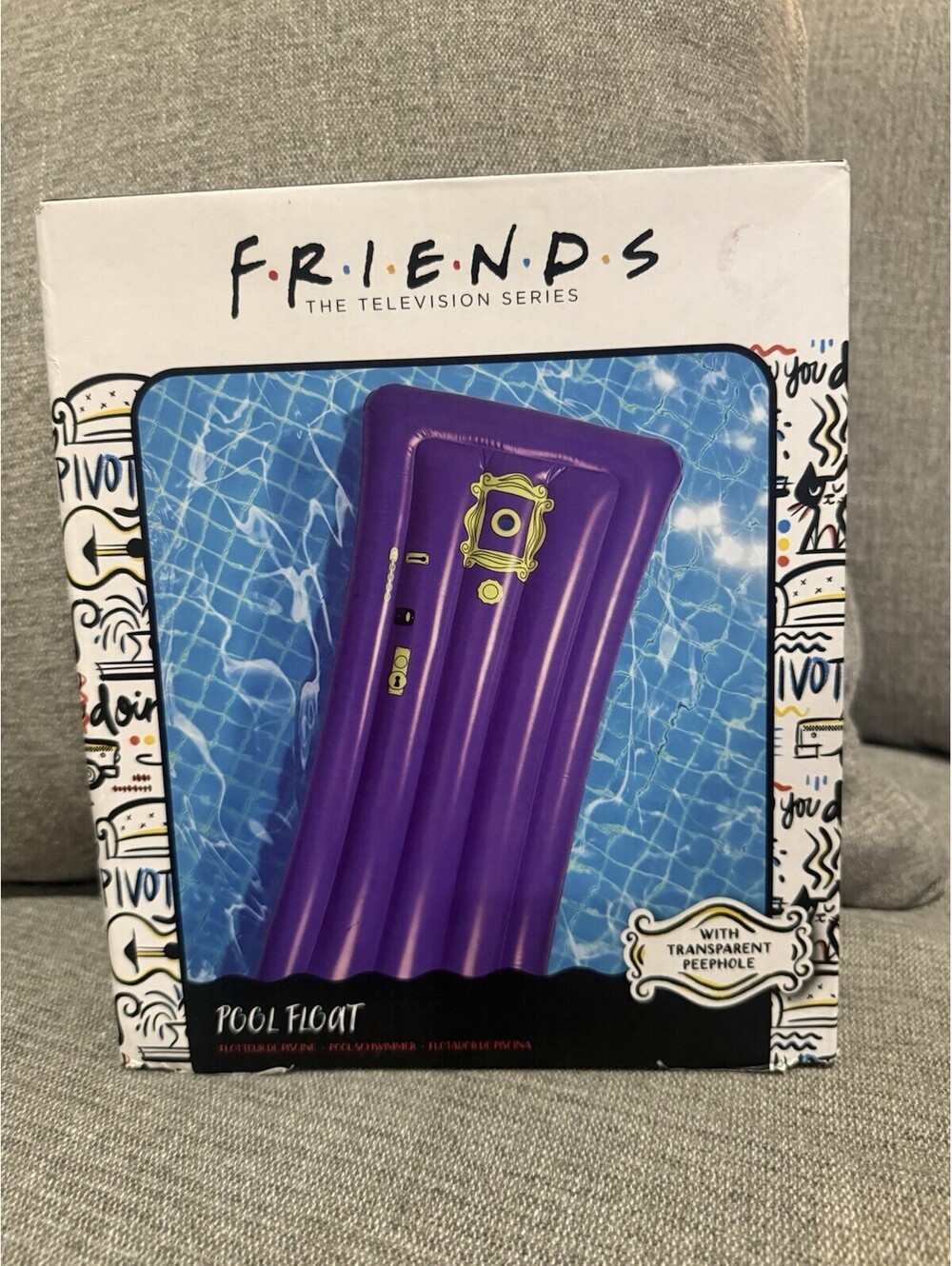 Friends Door Pool Float Lounger - Officially Licensed Friends TV Show Brand New